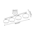 Penrelfield Glass Ceiling Light-Moonnatur