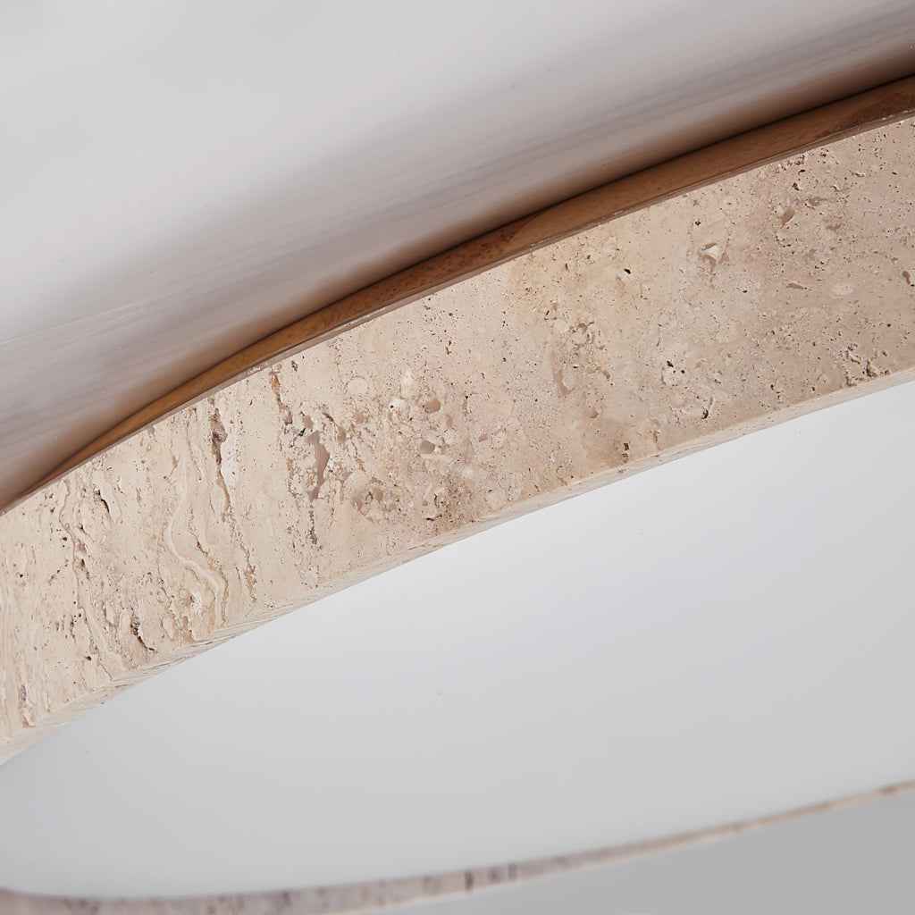 Haldelelyn Travertine Ceiling Light-Moonnatur