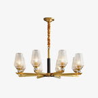 Grevune Glass Chandelier-Moonnatur