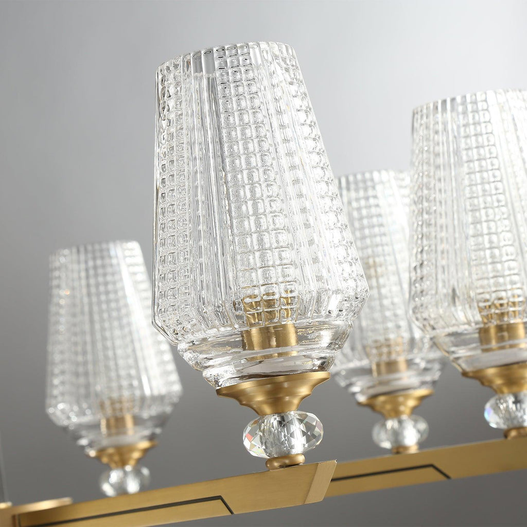 Grevune Glass Chandelier-Moonnatur