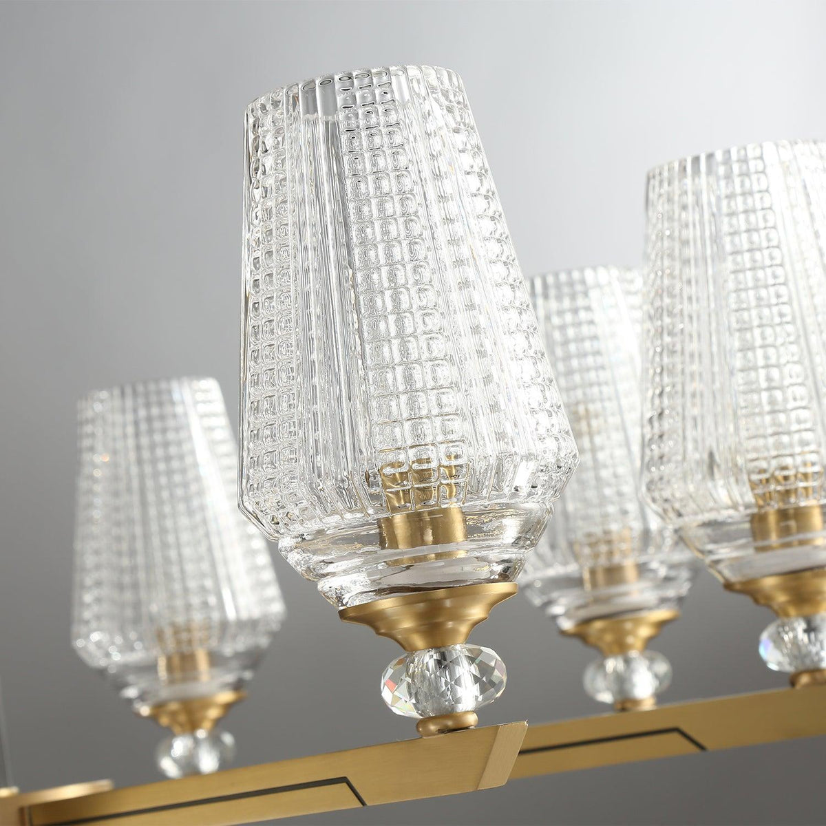 Grevune Glass Chandelier-Moonnatur