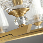 Grevune Glass Chandelier-Moonnatur