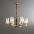 Grevune Glass Chandelier-Moonnatur