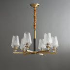 Grevune Glass Chandelier-Moonnatur
