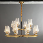 Grevune Glass Chandelier-Moonnatur