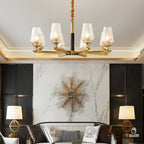 Grevune Glass Chandelier-Moonnatur