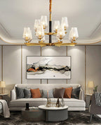 Grevune Glass Chandelier-Moonnatur