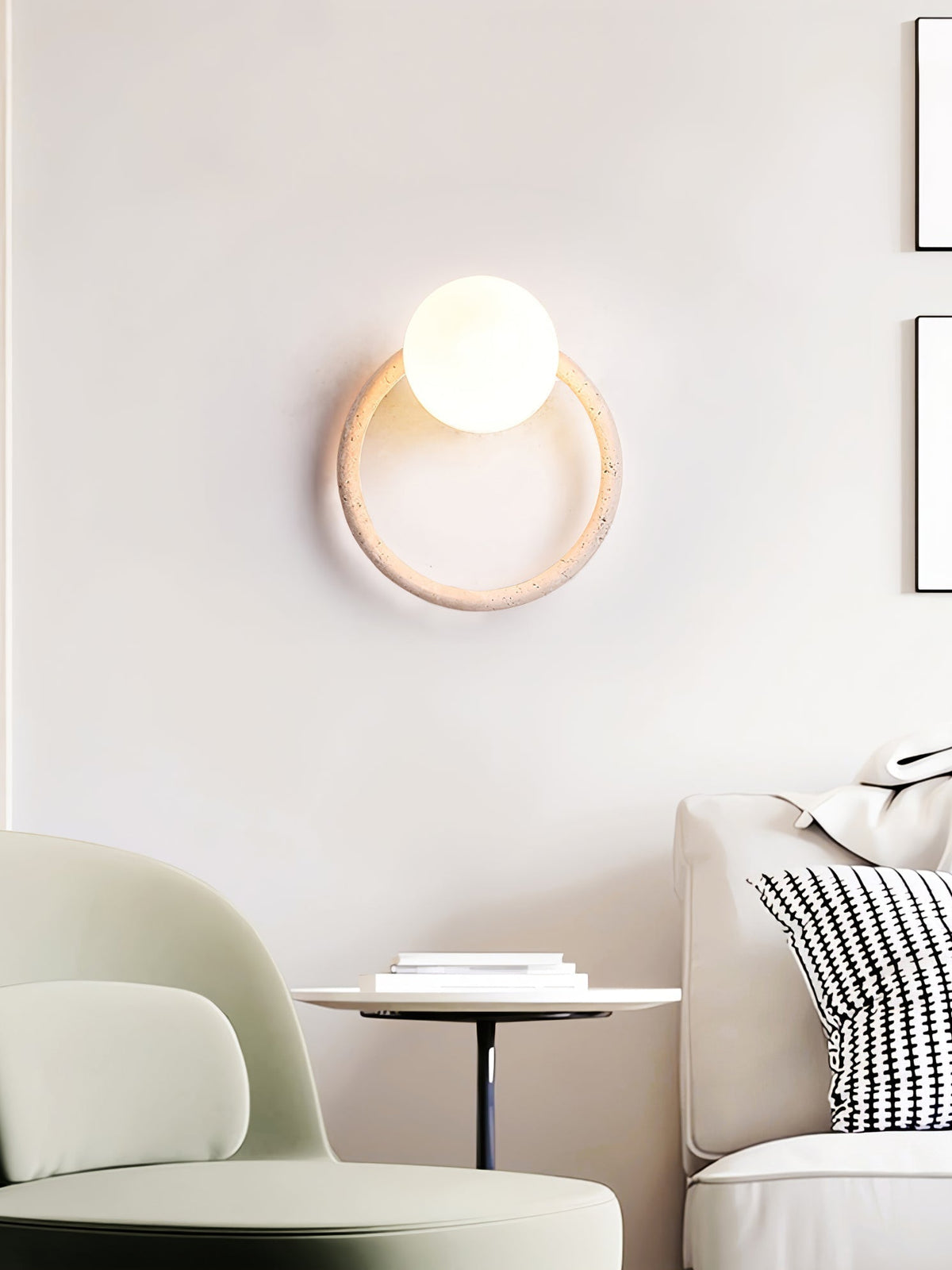 Larencove Travertine Wall Light-Moonnatur