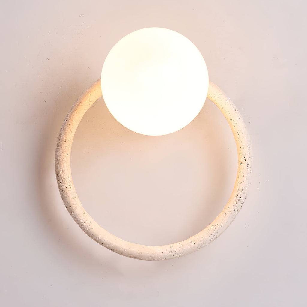 Larencove Travertine Wall Light-Moonnatur