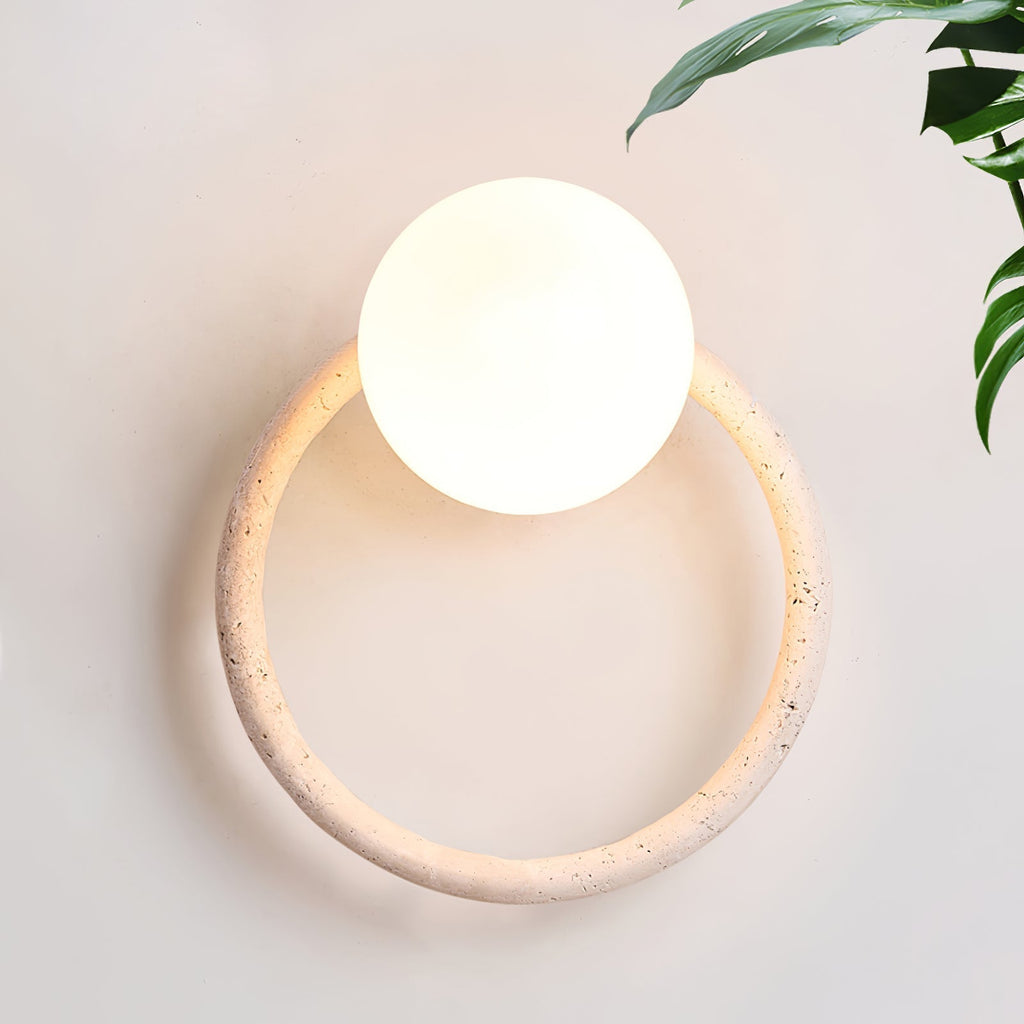 Larencove Travertine Wall Light-Moonnatur