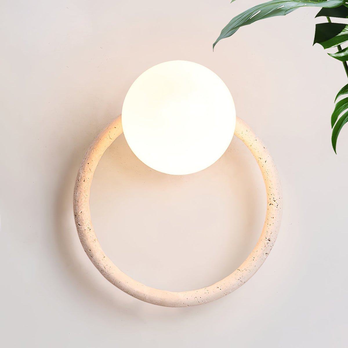 Larencove Travertine Wall Light-Moonnatur