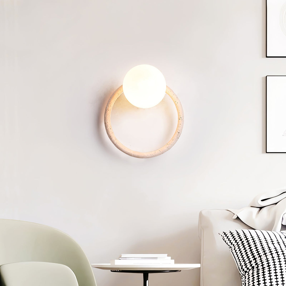 Larencove Travertine Wall Light-Moonnatur