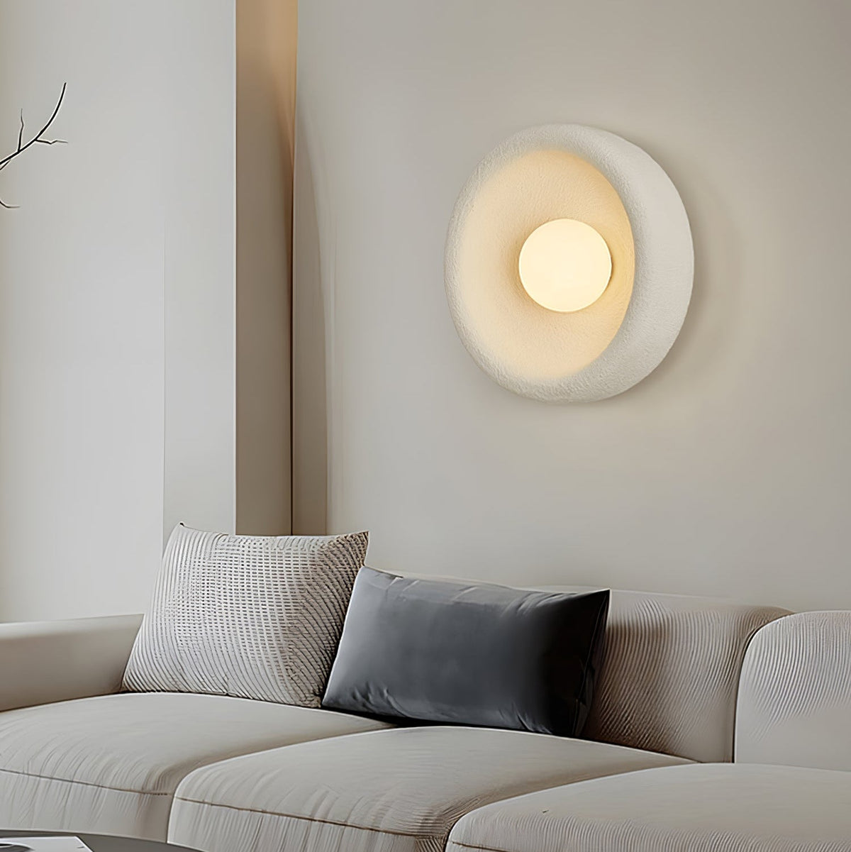 Umeris Glass Wall Light-Moonnatur