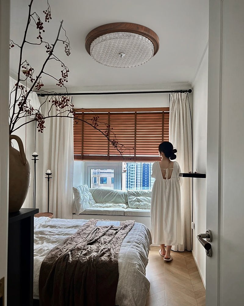 Lyrenune Glass Ceiling Light-Moonnatur