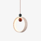 Ivrenhaven Travertine Pendant Light-Moonnatur