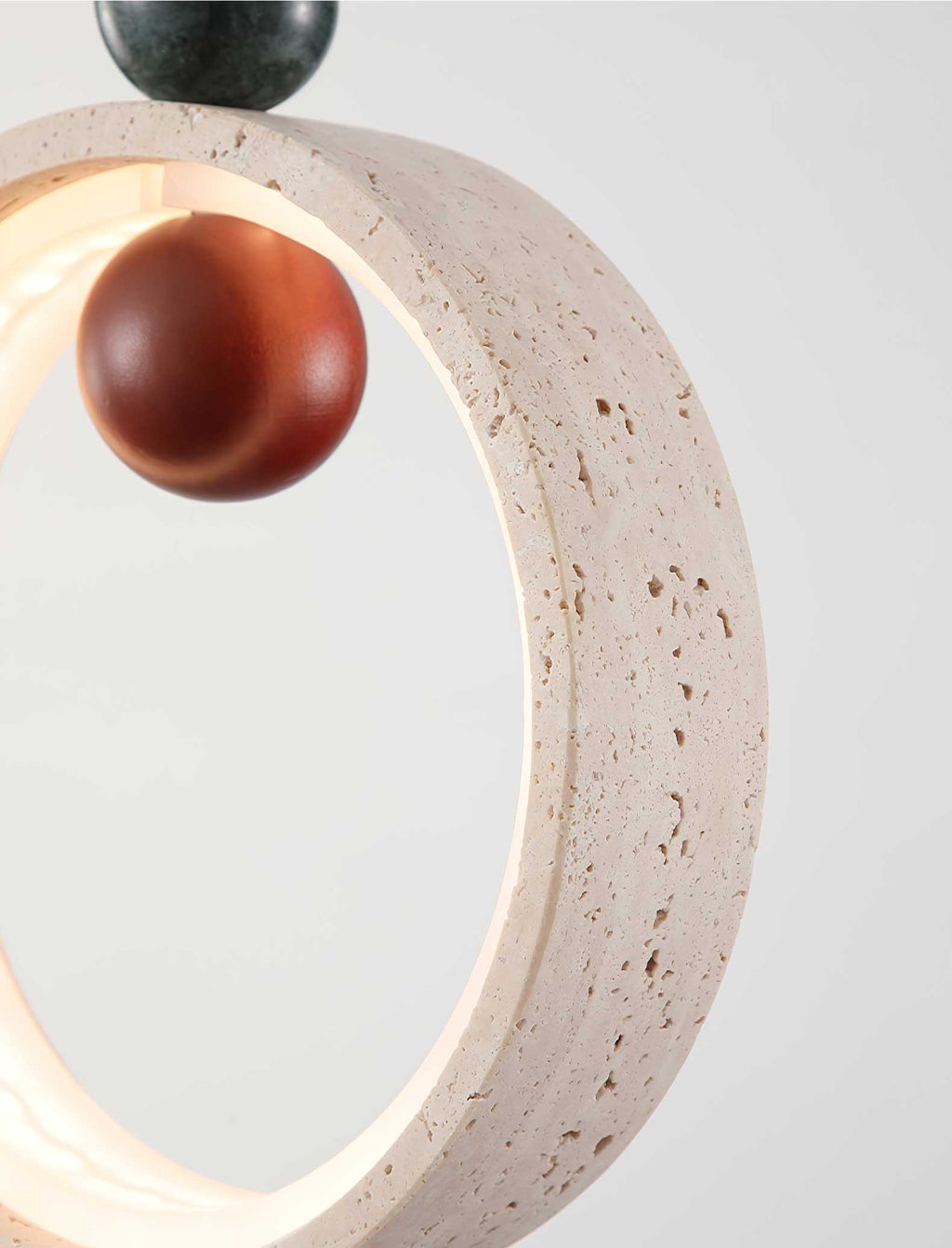 Ivrenhaven Travertine Pendant Light-Moonnatur