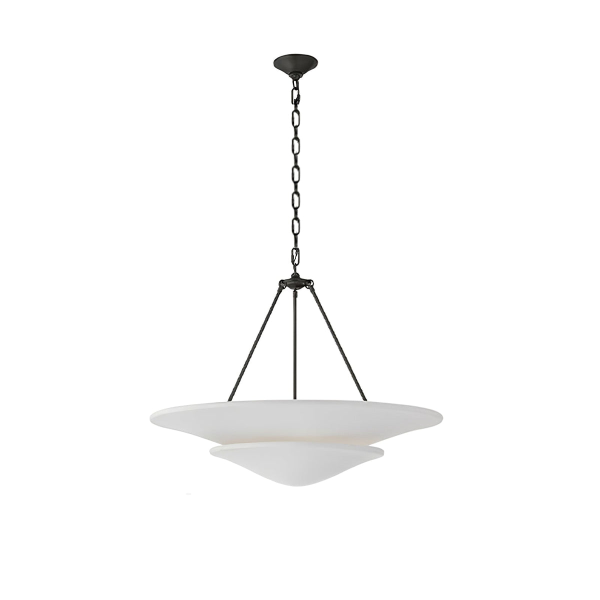 Fenrenwyn Plaster Pendant Light-Moonnatur