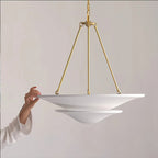 Fenrenwyn Plaster Pendant Light-Moonnatur