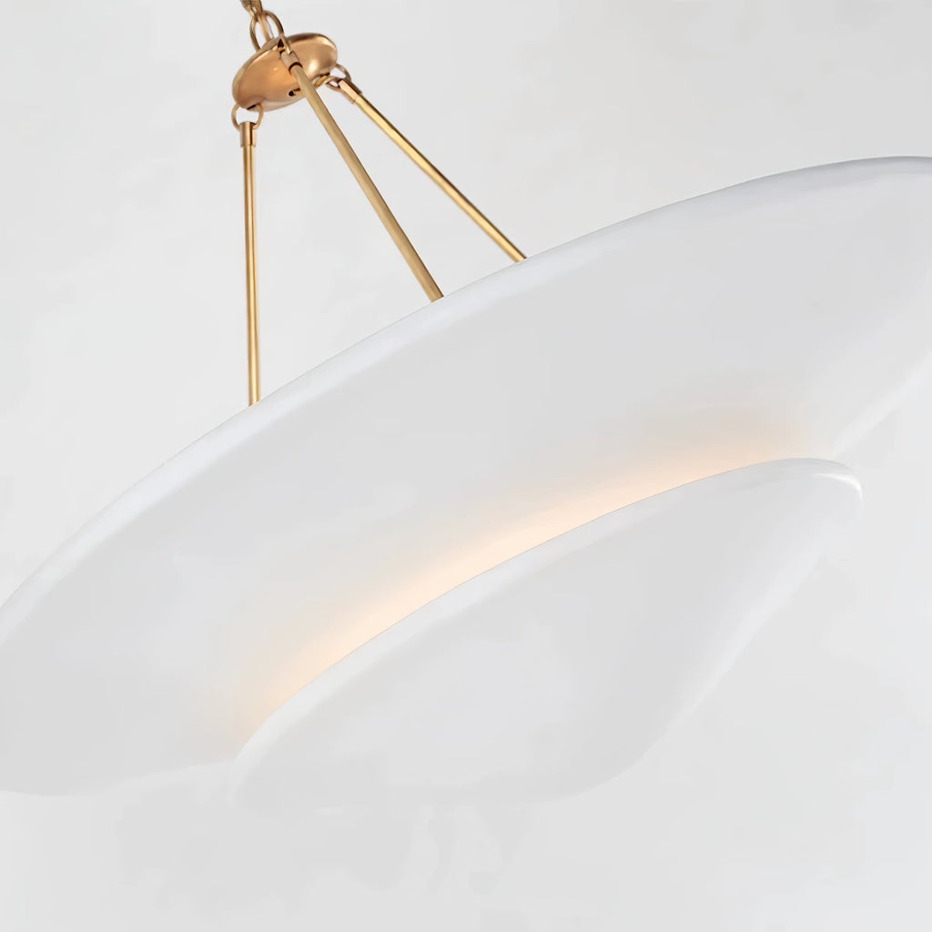 Fenrenwyn Plaster Pendant Light-Moonnatur