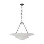 Fenrenwyn Plaster Pendant Light-Moonnatur