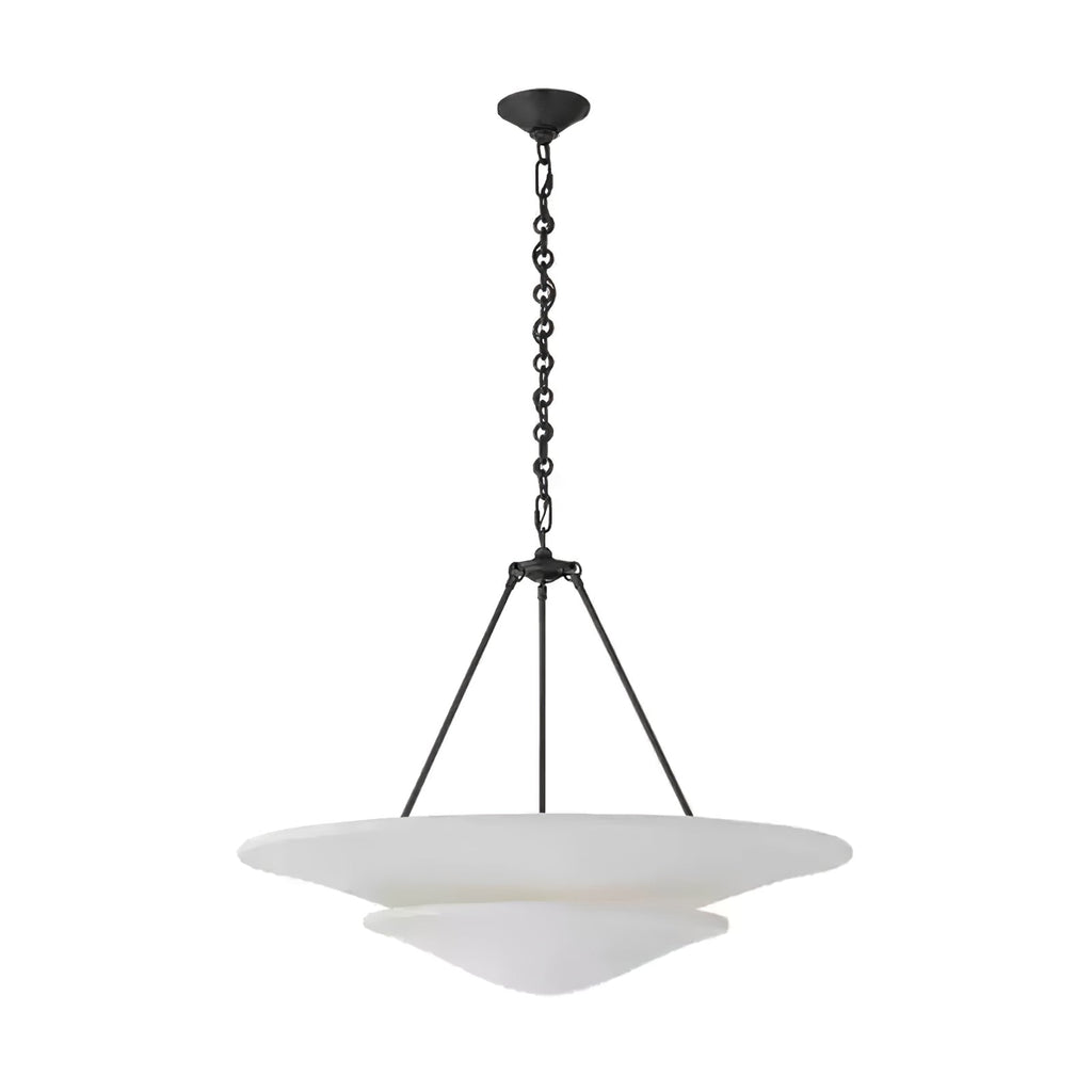 Fenrenwyn Plaster Pendant Light-Moonnatur