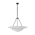 Fenrenwyn Plaster Pendant Light-Moonnatur