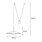 Hildenholm Aluminium Pendant Light-Moonnatur