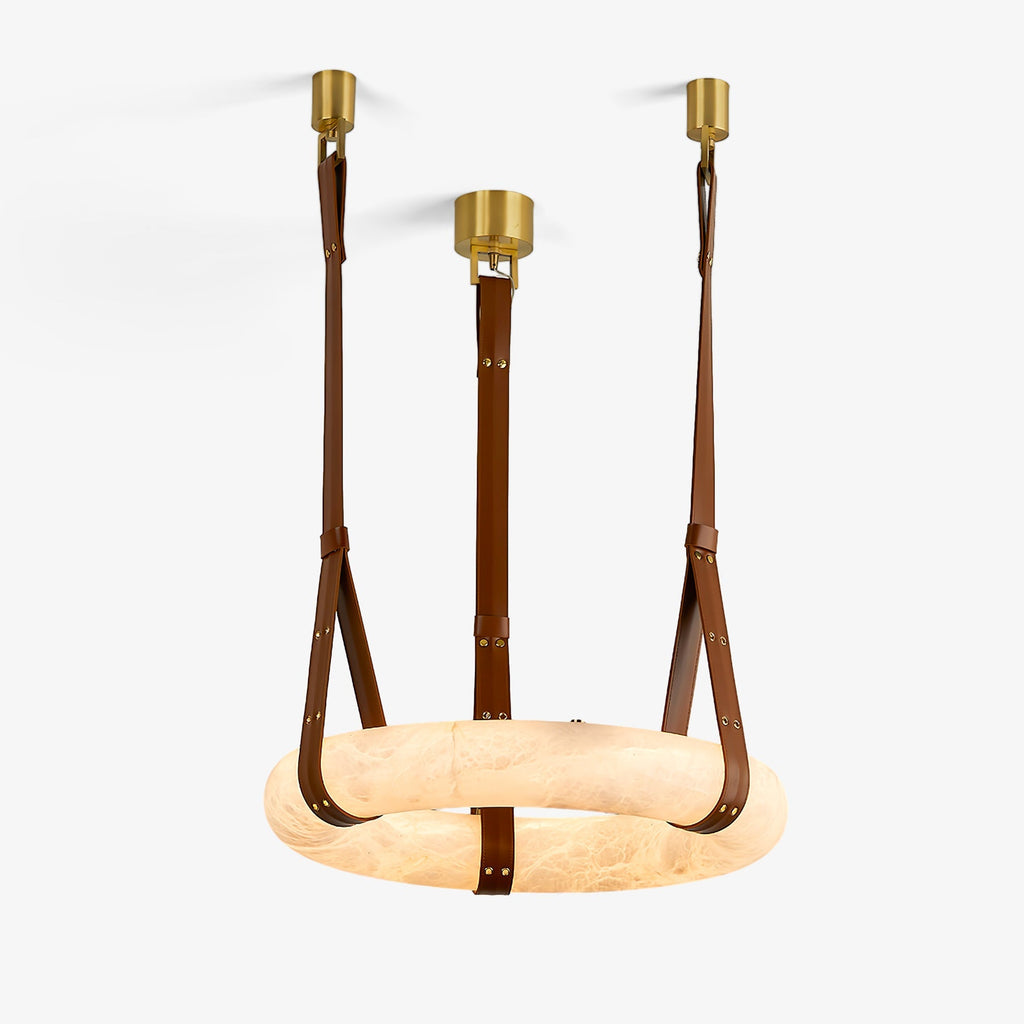 Quenelenis Alabaster Pendant Light-Moonnatur