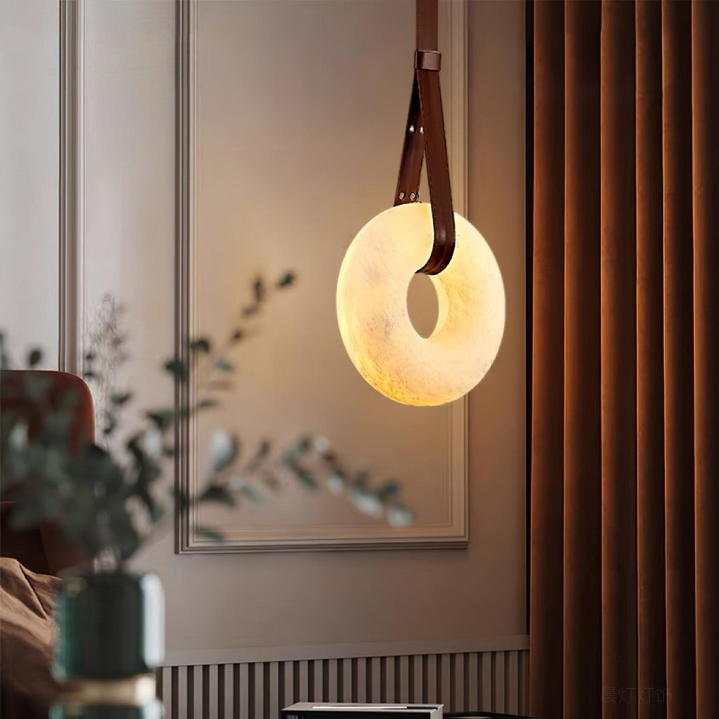 Rardenara Alabaster Pendant Light-Moonnatur