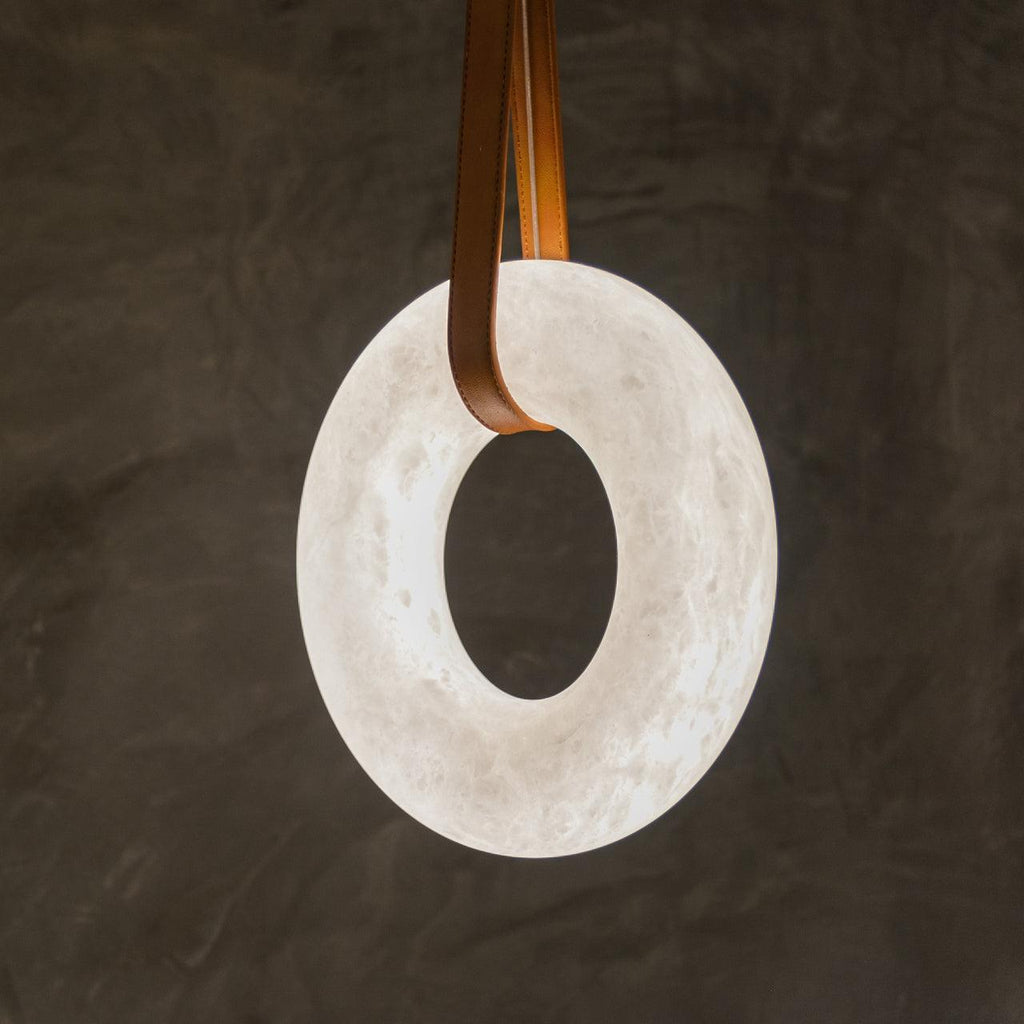 Quenelenis Alabaster Pendant Light-Moonnatur