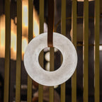 Quenelenis Alabaster Pendant Light-Moonnatur