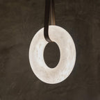 Quenelenis Alabaster Pendant Light-Moonnatur