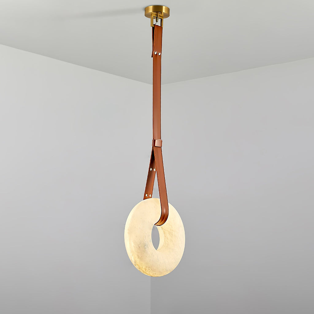 Quenelenis Alabaster Pendant Light-Moonnatur