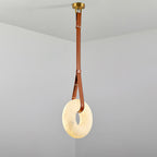 Quenelenis Alabaster Pendant Light-Moonnatur