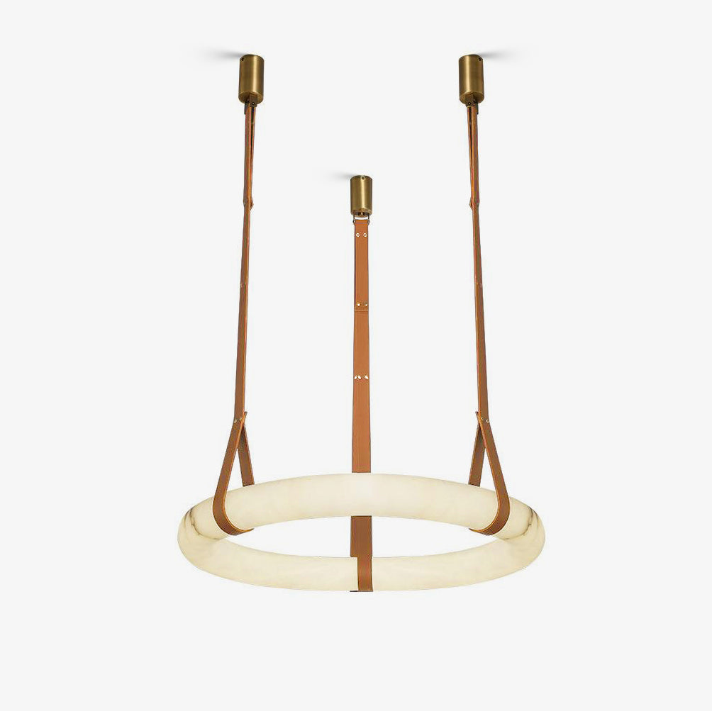 Quenelenis Alabaster Pendant Light-Moonnatur