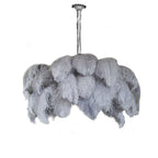 Kardenina Feather Chandelier-Moonnatur