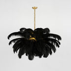 Kardenina Feather Chandelier-Moonnatur