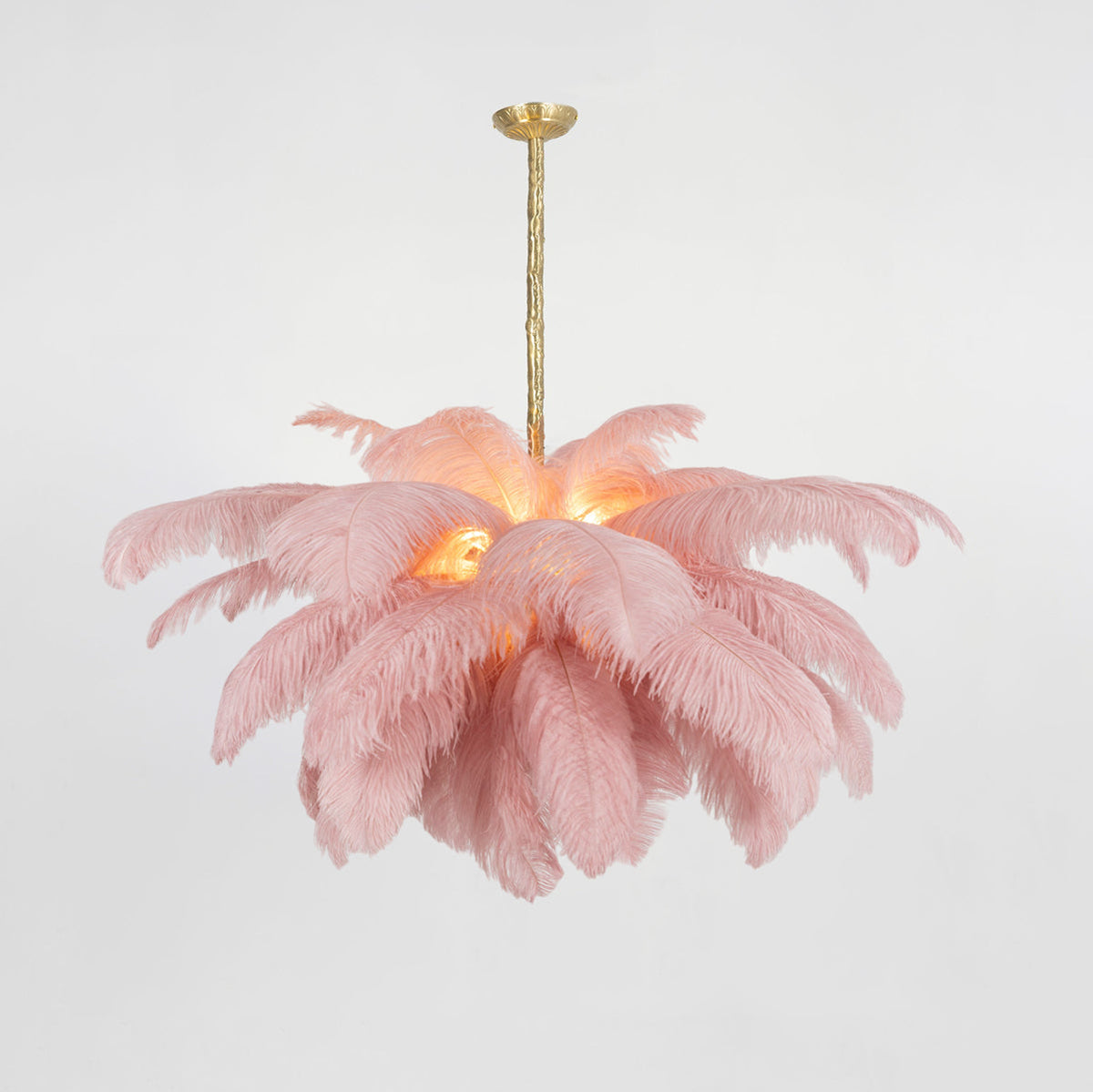 Kardenina Feather Chandelier-Moonnatur