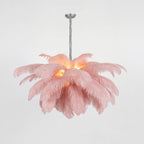 Kardenina Feather Chandelier-Moonnatur