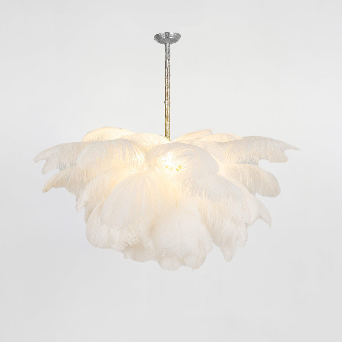 Kardenina Feather Chandelier-Moonnatur