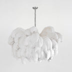 Kardenina Feather Chandelier-Moonnatur