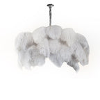 Kardenina Feather Chandelier-Moonnatur