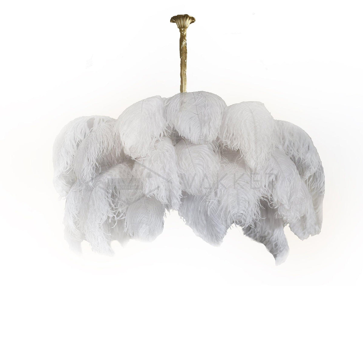 Kardenina Feather Chandelier-Moonnatur