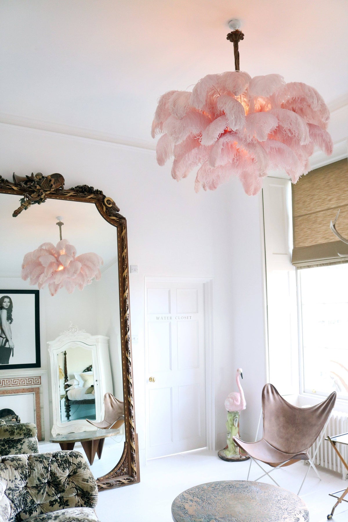 Kardenina Feather Chandelier-Moonnatur