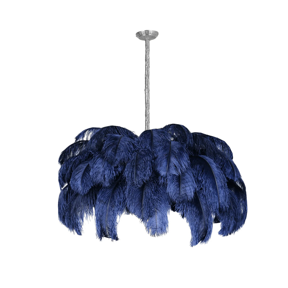 Kardenina Feather Chandelier-Moonnatur