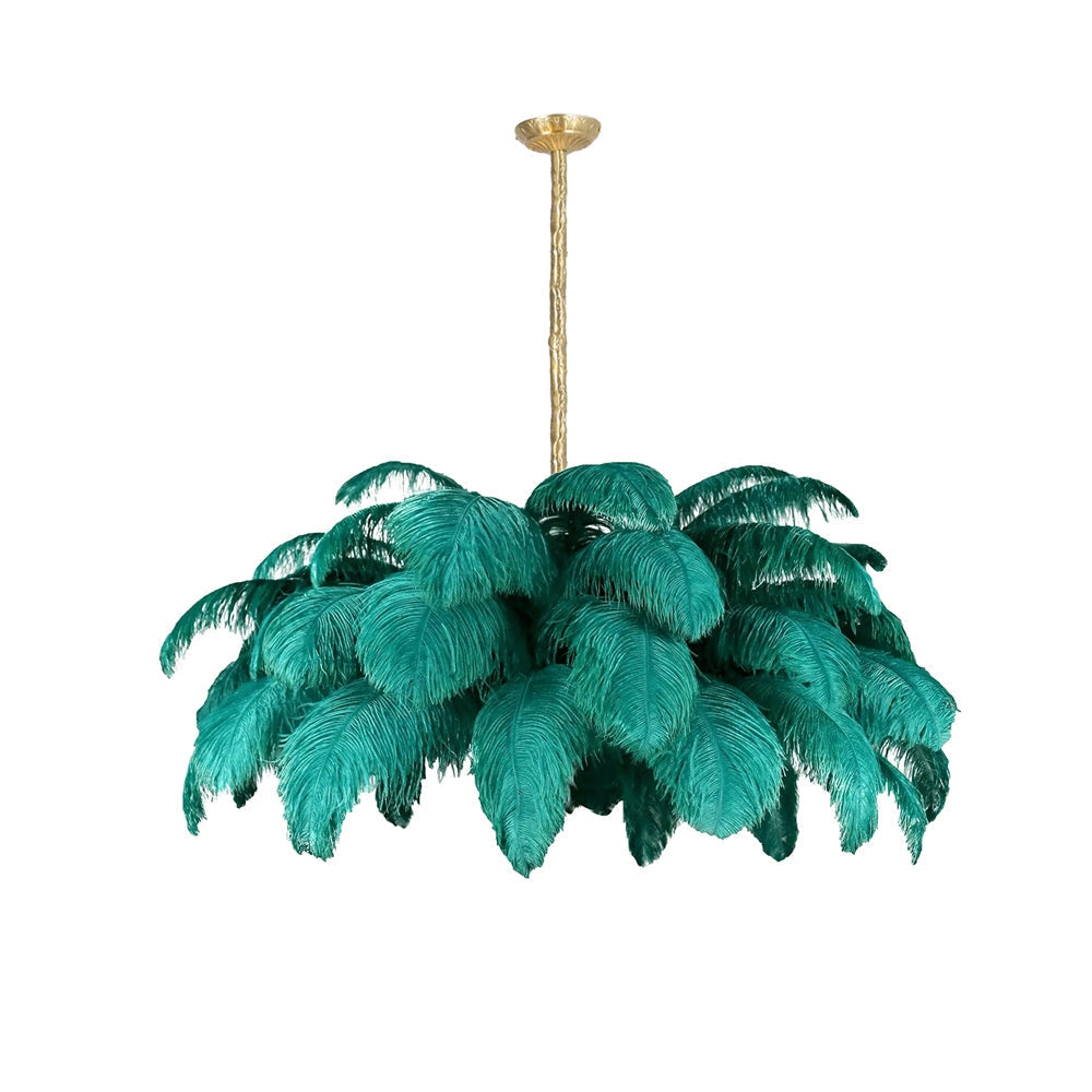 Kardenina Feather Chandelier-Moonnatur