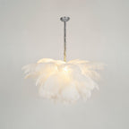 Kardenina Feather Chandelier-Moonnatur