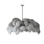 Kardenina Feather Chandelier-Moonnatur