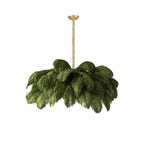 Kardenina Feather Chandelier-Moonnatur