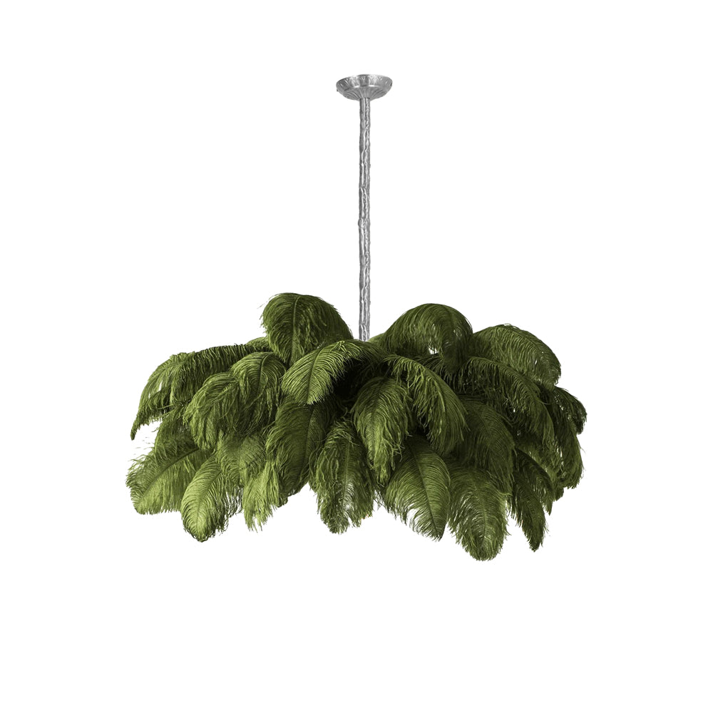 Kardenina Feather Chandelier-Moonnatur